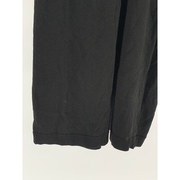 GU Women's Black Knit Halter Sleeveless Pullover Midi Dress SZ S - Picture 8 of 10